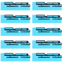 10 Sets Mainboard FPC Connector Sponge Foam Pads for iPhone XS Max
