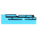 10 Sets Mainboard FPC Connector Sponge Foam Pads for iPhone XS Max