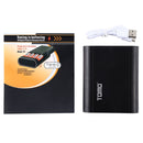 TOMO P4 USB Smart 4 Battery Charger with Indicator Light for 18650 Li-ion Battery (Black)