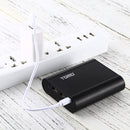TOMO P4 USB Smart 4 Battery Charger with Indicator Light for 18650 Li-ion Battery (Black)