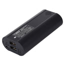 TOMO P2 USB Smart 2 Battery Charger with Indicator Light for 18650 Li-ion Battery(Black)