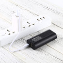 TOMO P2 USB Smart 2 Battery Charger with Indicator Light for 18650 Li-ion Battery(Black)