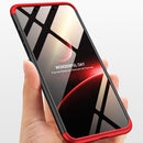 GKK Three Stage Splicing Full Coverage PC Case for iPhone XR(Rose Gold)
