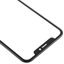 Front Screen Outer Glass Lens with Frame + OCA Optically Clear Adhesive for iPhone XR(Black)