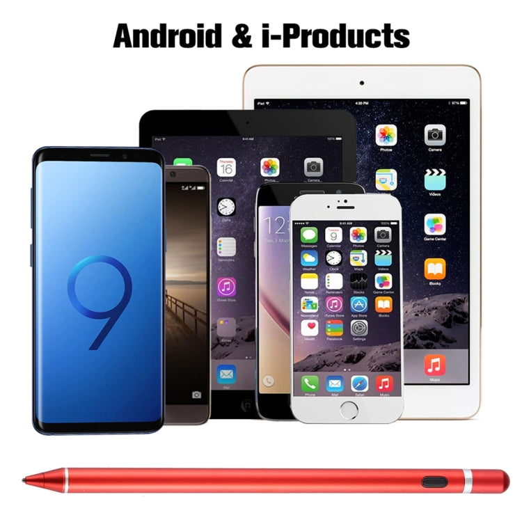 Active Capacitive Stylus for iPod touch / iPad mini & Air & Pro / iPhone(Red)