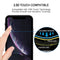 9H 2.5D Ultrathin Silk-screen Carbon Fiber Full Screen Protector Film for iPhone 11 / XR(Black)