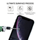 9H 2.5D Ultrathin Silk-screen Carbon Fiber Full Screen Protector Film for iPhone 11 / XR(Black)