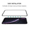 9H 2.5D Ultrathin Silk-screen Carbon Fiber Full Screen Protector Film for iPhone 11 / XR(Black)