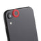 Rear Camera Lens Protection Ring Cover with Eject Pin for iPhone XR (Red)