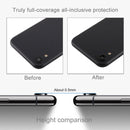 Rear Camera Lens Protection Ring Cover with Eject Pin for iPhone XR (Red)