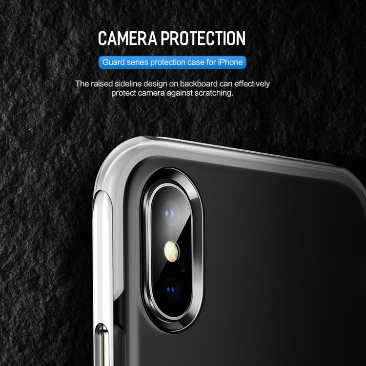 ROCK Guard Series TPE + TPU Soft Case for iPhone XR (White)