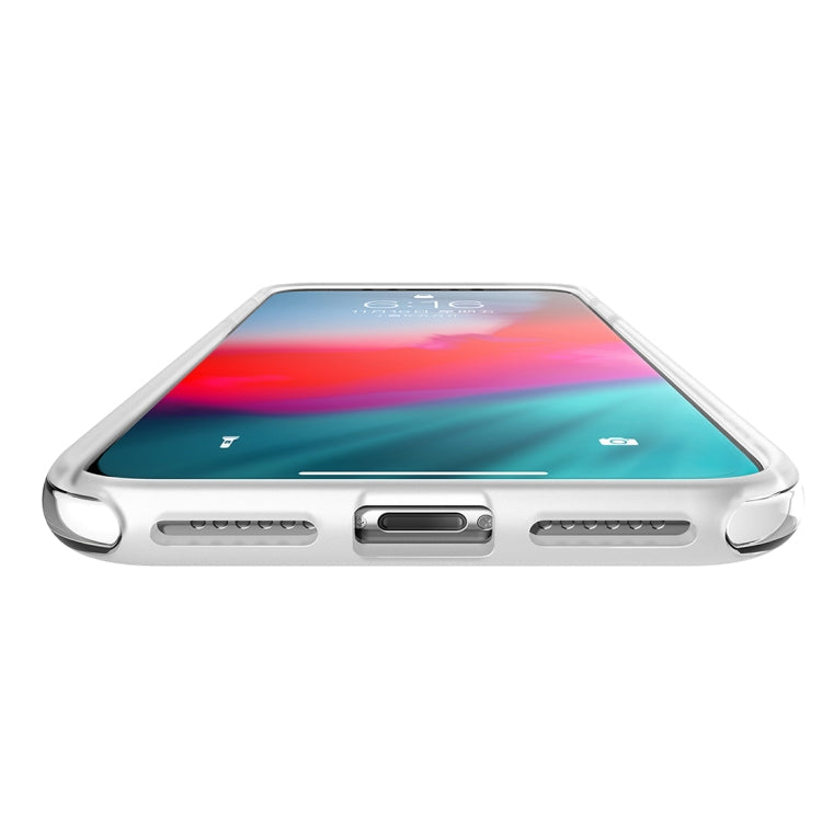 ROCK Guard Series TPE + TPU Soft Case for iPhone XR (White)