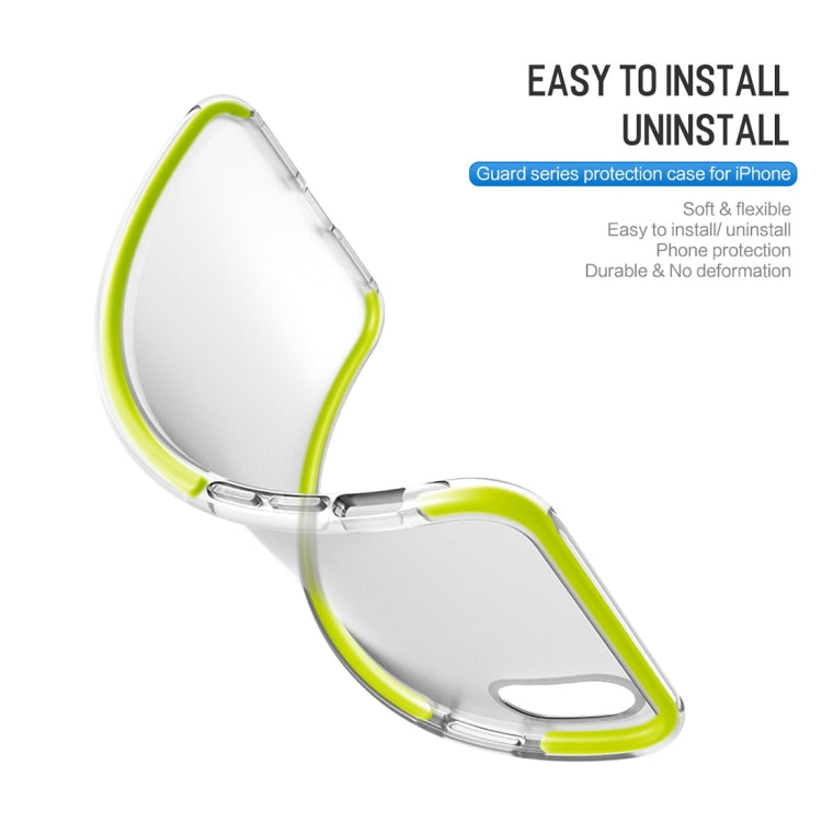 ROCK Guard Series TPE + TPU Soft Case for iPhone XR (White)