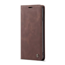 CaseMe-013 Multifunctional Retro Frosted Horizontal Flip Leather Case for iPhone XR, with Card Slot & Holder & Wallet(Coffee)
