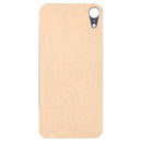 Easy Replacement Big Camera Hole Glass Back Battery Cover with Adhesive for iPhone XR(Yellow)