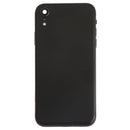 Battery Back Cover Assembly (with Side Keys & Loud Speaker & Motor & Camera Lens & Card Tray & Power Button + Volume Button + Charging Port + Signal Flex Cable & Wireless Charging Module) for iPhone XR(Black)