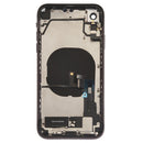 Battery Back Cover Assembly (with Side Keys & Loud Speaker & Motor & Camera Lens & Card Tray & Power Button + Volume Button + Charging Port + Signal Flex Cable & Wireless Charging Module) for iPhone XR(Black)