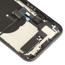 Battery Back Cover Assembly (with Side Keys & Loud Speaker & Motor & Camera Lens & Card Tray & Power Button + Volume Button + Charging Port + Signal Flex Cable & Wireless Charging Module) for iPhone XR(Black)