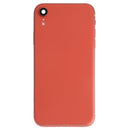 Battery Back Cover Assembly (with Side Keys & Loud Speaker & Motor & Camera Lens & Card Tray & Power Button + Volume Button + Charging Port + Signal Flex Cable & Wireless Charging Module) for iPhone XR(Orange)
