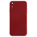 Battery Back Cover Assembly (with Side Keys & Loud Speaker & Motor & Camera Lens & Card Tray & Power Button + Volume Button + Charging Port + Signal Flex Cable & Wireless Charging Module) for iPhone XR(Red)
