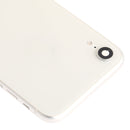 Battery Back Cover Assembly (with Side Keys & Loud Speaker & Motor & Camera Lens & Card Tray & Power Button + Volume Button + Charging Port + Signal Flex Cable & Wireless Charging Module) for iPhone XR(Silver)