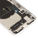 Battery Back Cover Assembly (with Side Keys & Loud Speaker & Motor & Camera Lens & Card Tray & Power Button + Volume Button + Charging Port + Signal Flex Cable & Wireless Charging Module) for iPhone XR(Silver)