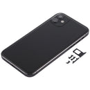 Back Housing Cover with Appearance Imitation of iP12 for iPhone XR(Black)