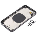 Back Housing Cover with Appearance Imitation of iP12 for iPhone XR(Black)
