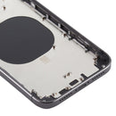 Back Housing Cover with Appearance Imitation of iP12 for iPhone XR(Black)