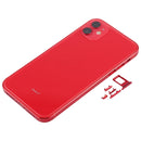 Back Housing Cover with Appearance Imitation of iP12 for iPhone XR(Red)