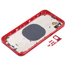 Back Housing Cover with Appearance Imitation of iP12 for iPhone XR(Red)