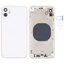 Back Housing Cover with Appearance Imitation of iP12 for iPhone XR(White)