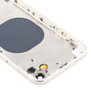Back Housing Cover with Appearance Imitation of iP12 for iPhone XR(White)