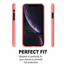 GOOSPERY SOFT FEELING Liquid TPU Drop-proof Soft Case for iPhone XR(Pink)