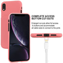 GOOSPERY SOFT FEELING Liquid TPU Drop-proof Soft Case for iPhone XR(Pink)