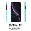 GOOSPERY SOFT FEELING Liquid TPU Drop-proof Soft Case for iPhone XR(Mint Green)
