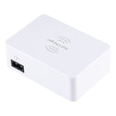 WLX-818F 6 in 1 10W QC3.0 Wireless Charging + USB-C / Type-C + 4 USB Ports Charger with Smart LCD Display Screen, EU / AU Plug