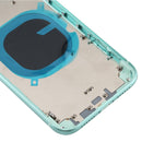 Back Housing Cover with Appearance Imitation of iP11 for iPhone XR (with SIM Card Tray & Side keys)(Green)