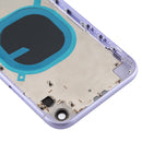 Back Housing Cover with Appearance Imitation of iP11 for iPhone XR (with SIM Card Tray & Side keys)(Purple)