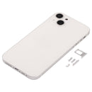 Back Housing Cover with Appearance Imitation of iP13 for iPhone XR(White)