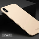 MOFI Frosted PC Ultra-thin Full Coverage Case for iPhone XS(Gold)