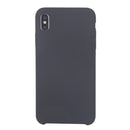 Four Corners Full Coverage Liquid Silicone Case for iPhone XR(Dark Gray)