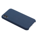 Four Corners Full Coverage Liquid Silicone Case for iPhone XR(Dark Blue)