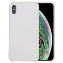 Four Corners Full Coverage Liquid Silicone Case for iPhone XR(White)