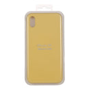 Four Corners Full Coverage Liquid Silicone Case for iPhone XR(Yellow)