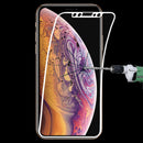 0.1mm 9H Full Screen Flexible Fiber Tempered Glass Film for iPhone 11 Pro / XS / X(White)