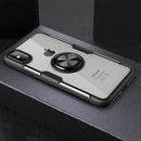 Magnetic 360 Degree Rotation Ring Holder Armor Protective Case for iPhone XS / X (Black)