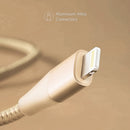 ANKER A8452 Powerline+ II USB to 8 Pin Apple MFI Certificated Nylon Pullable Carts Charging Data Cable, Length: 0.9m(Gold)