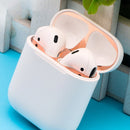 Metal Dustproof Sticker for Apple AirPods 2(Rose Gold)