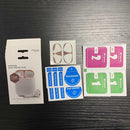 Metal Dustproof Sticker for Apple AirPods 2(Rose Gold)